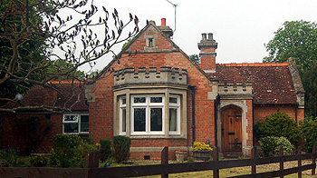 The south lodge to Bromham House May 2012